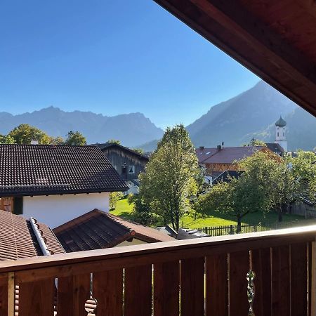 Dachgeschosswohnung Mit Traumhaftem Zugspitzblick Bei Garmisch Farchant Kültér fotó