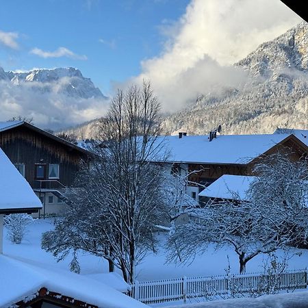 Dachgeschosswohnung Mit Traumhaftem Zugspitzblick Bei Garmisch Farchant Kültér fotó