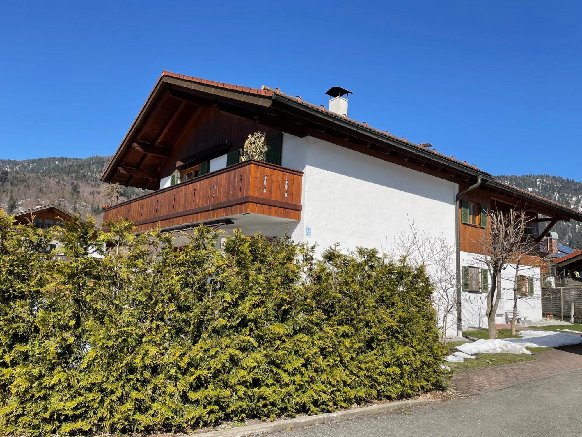 Dachgeschosswohnung Mit Traumhaftem Zugspitzblick Bei Garmisch Farchant Kültér fotó
